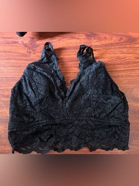 NWOT smart & sexy Black Lace Bralette